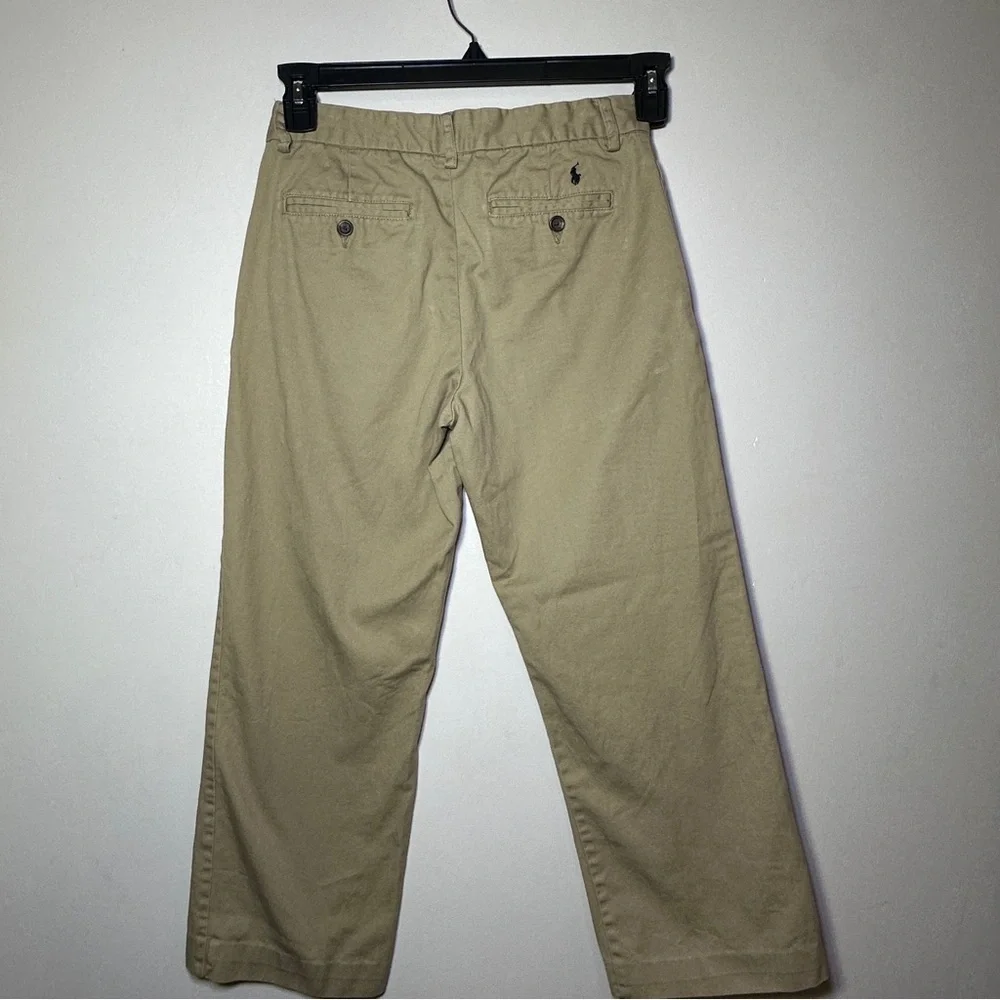Boys Classic Polo by Ralph Lauren Khaki Chinos Pants Size 14 Holidays Easter